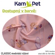 Polohovací klín 70 KamPet Classic růžoví medvídci Polohovací klín 70 KamPet Classic růže patchwork Polohovací klín 70 KamPet Classic růžoví medvídci