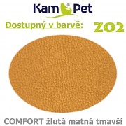 Sofa Pet´s  40 KamPet Comfort barva ZO2 žlutá tm.matná