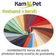 Sofa Pet´s 60 KamPet Comfort kombinace barev Luxusní sofa pro psa vel. 60 KamPet Comfort ekokůže Sofa Pet´s 60 KamPet Comfort kombinace barev