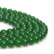 Zelený Jadeit kuličky 6mm přírodní minerál
