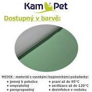 Rektální podložka s kolečkem KamPet MEDIK sv.zelený