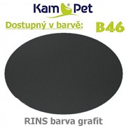 Sedací vak KamPet Praline 60 RINS 2ks+taburet barva B46 grafit