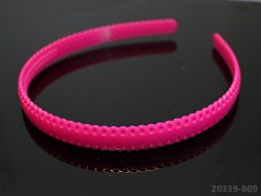 RŮŽOVÁ CYKLÁM čelenka do vlasů / dírky 12mm, 1ks
