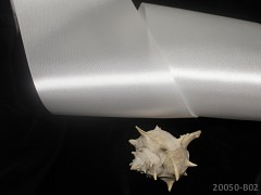 Smetanová stuha atlasová 100mm široká stuha šerpa ivory smetanová