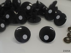 Velké bezpečnostní oči 27mm  oči na výrobu hraček panenek, bal. 4ks
