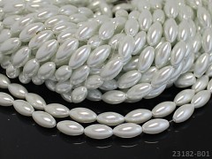 Korálky voskované perly rýže, bal. 10ks