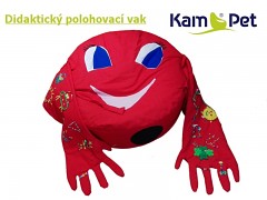 VÝPRODEJ !!!ČERVENÁ BERUŠKA Didaktický polohovací vak KamPet Classic vel. 90 100 % bavlna