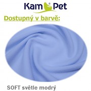 Heboučký kojící polštář KamPet Soft vel. S světle modrý