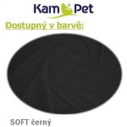Heboučký kojící polštář KamPet Soft vel. S černý