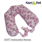 Heboučký polohovací had KamPet SOFT 2m fleese