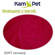 Heboučký polohovací had KamPet Soft délka 2m červený