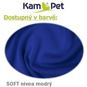 Heboučký polohovací had KamPet Soft délka 2m modrý nivea