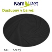 Heboučký polohovací had KamPet Soft délka 2m černý