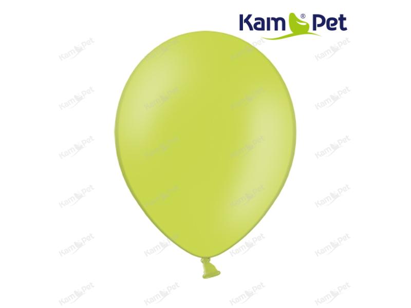 ZELENÝ NEON Nafukovací balónek 27cm pastelový extra pevný