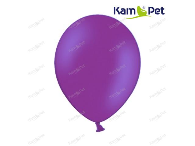 TMAVĚ FIALOVÝ Nafukovací balónek 27cm pastelový extra pevný