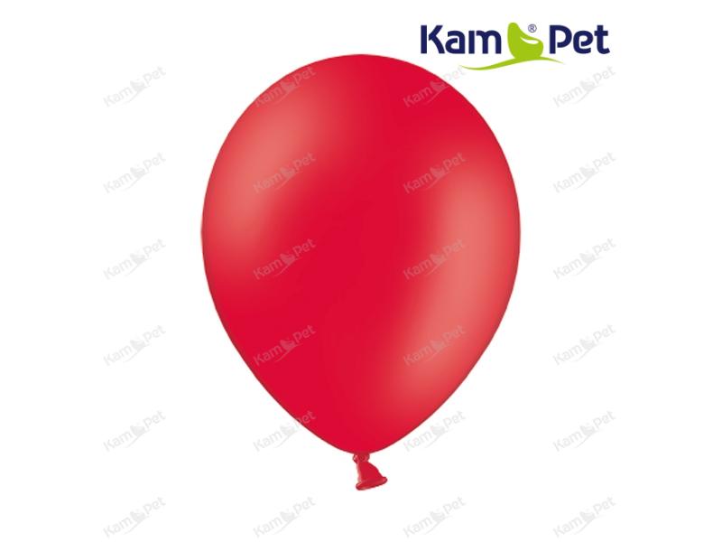 ČERVENÝ Nafukovací balónek 27cm pastelový extra pevný