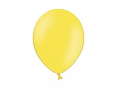 ŽLUTÝ Nafukovací balónek  27cm pastelový extra pevný