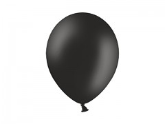 ČERNÝ Nafukovací balónek  13cm pastelový extra pevný