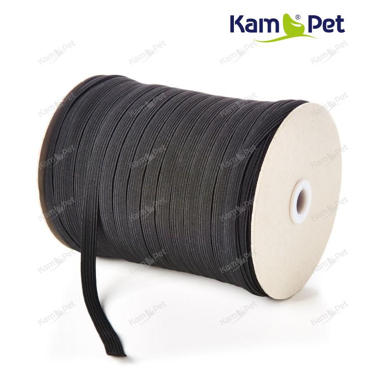 ĆERNÁ prádlová guma pruženka 8mm, á 1m ČERNÁ prádlová guma pruženka 8mm, 1 nebo 25m ĆERNÁ prádlová guma pruženka 8mm, á 1m