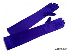 NIVEA MODRÉ Dámské společenské rukavičky dlouhé