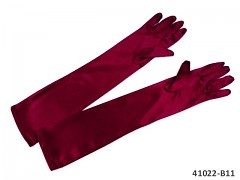 BORDÓ Dámské společenské rukavičky dlouhé