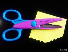 Ozdobné scrapbooking nůžky tvoření s dětmi 