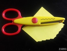 Ozdobné scrapbooking nůžky tvoření s dětmi 
