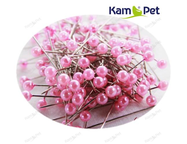 Růžové špendlíky - růžový špendlík dekorační špendlíky