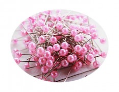 Růžové špendlíky - růžový špendlík  dekorační špendlíky