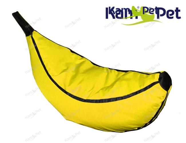 Žlutý / černý sedací vak Banán RINS voděodolný