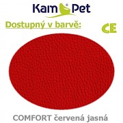 hrací kostka sedací vak pro děti taburet 48 KamPet ekokůže barva CE červená jasná
