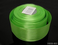 Zelená limetková stuha atlasová 38mm saténová stužka zelená limetková