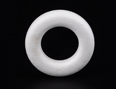 Polystyrénový kroužek věneček věnec výlisek z polystyrénu 7cm, á 1ks