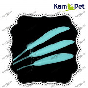TYRKYSOVÉ kachní peří letky brka dekorační pírka modré moře