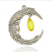 Keltský MĚSÍC přívěšek vintage náhrdelník s přívěškem dárek pro ženu