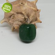 Zelený achát přívěšek na náhrdelník šperkový přírodní minerál