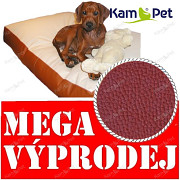 VÝPRODEj BORDÓ SOFA 90cm sedací vak sleva 30% KamPet COMFORT ekokůže pelíšek pro psa