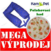 ihned k odeslání - Polohovací had KamPet PATCHOWRK RŮŽE 1,5m 100% bavlna VYPRODEJ