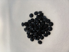 Černé diamanty kamínky svatební 1 bal  