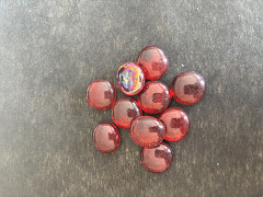 BORDÓ diamanty kamínky svatební 1 bal  
