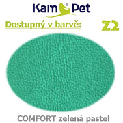 Kupón č.288 koženka látka čalounická zelená,120/83cm