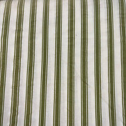 KUPONY Č.285-Látka bavlna plátno ATEST DĚTI,bílá-zelené proužky,30/80cm