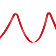 Atlasová stuha 3mm červená
