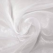 Dekorační organza šíře 145cm, bílá