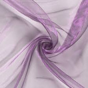 Dekorační organza šíře 145cm, stř.fialová