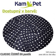 Černá tmavá látka s puntíky 06 á 1m 
