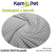 Šedá t látka s puntíky 06 puntíkované plátno ,  á 1m  