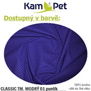 Modrá tmavá látka s puntíky mini puntíkované plátno ,  á 1m  