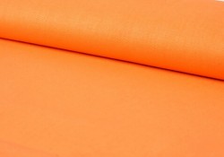 Oranžová látka 100% bavlna ATEST děti, á 1m