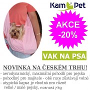 Vak na psa - na nošení psa RŮŽOVÝ